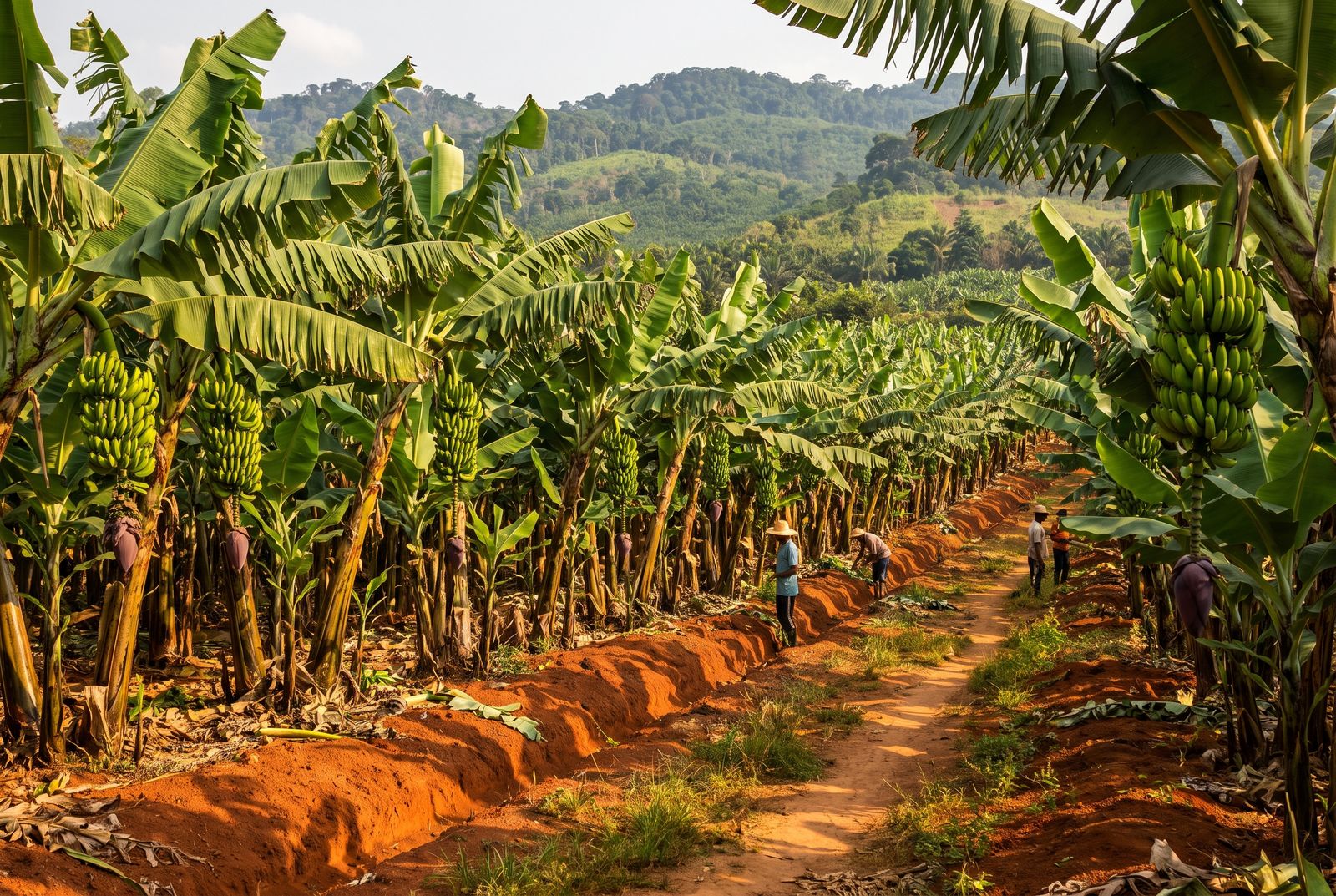 Bananeraie au Gabon